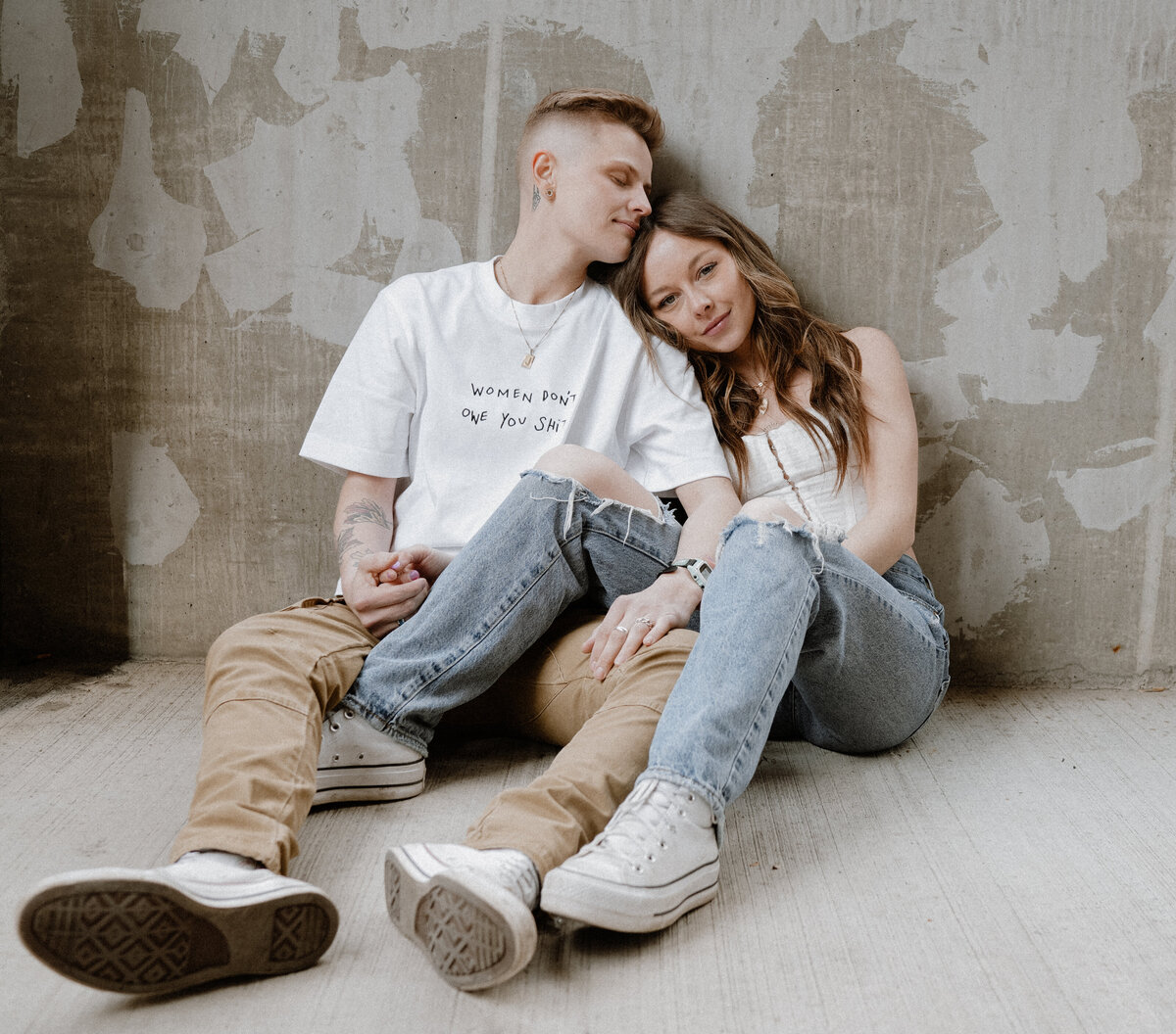 An editorial-style couples session in Washington, blending fine art photography with cinematic storytelling.