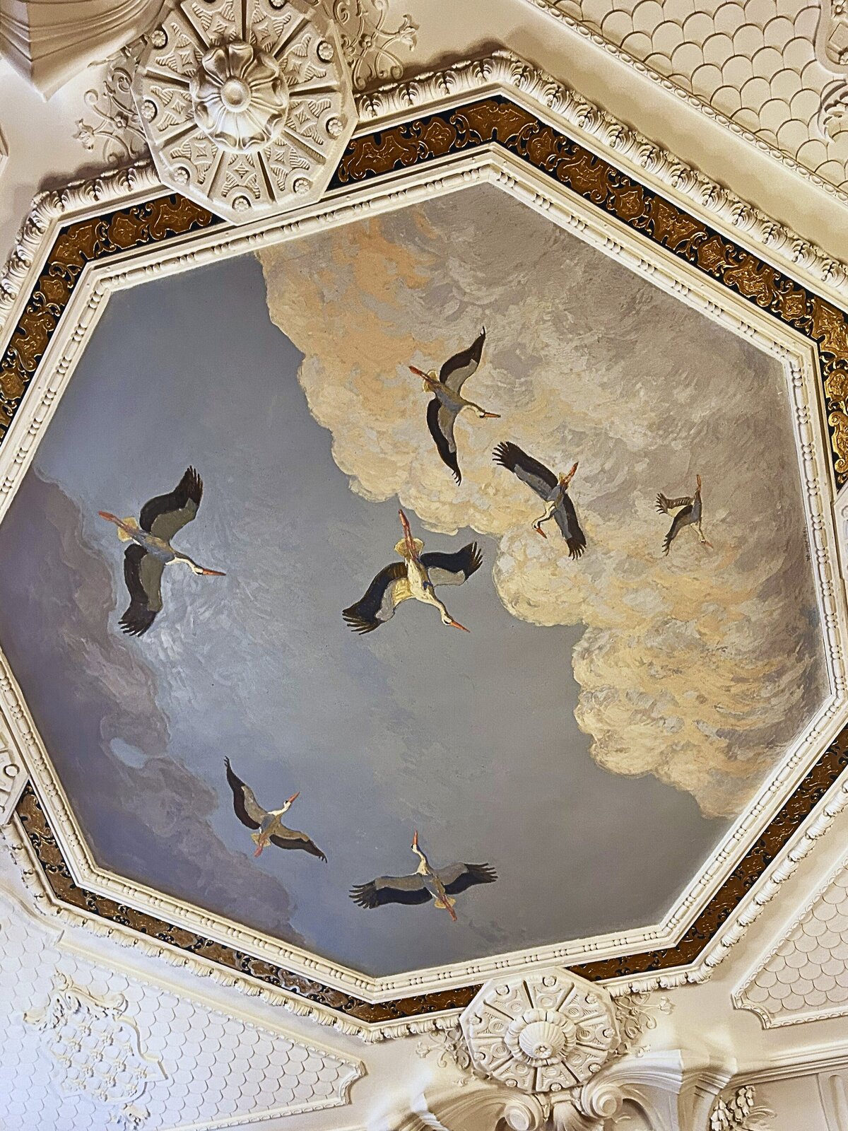portual ceiling close up