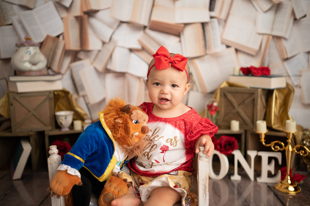 beauty and the beast one year session