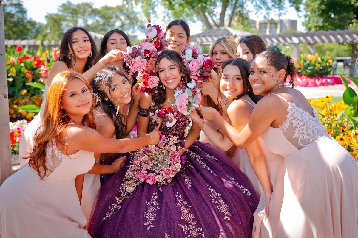 Alexandras Quinceanera Saint Patricks Church Wadsworth IL Stella Hotel Kenosha  WI 8.10.240841