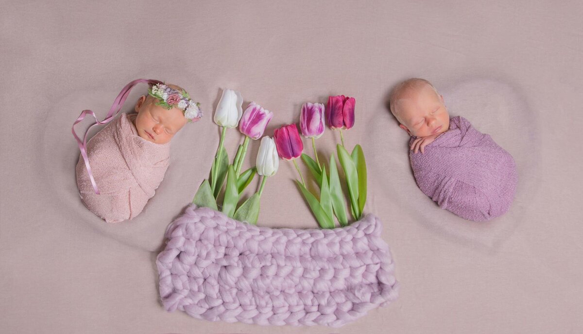 Poppy and Rowan Twin Newborn Babies-1097