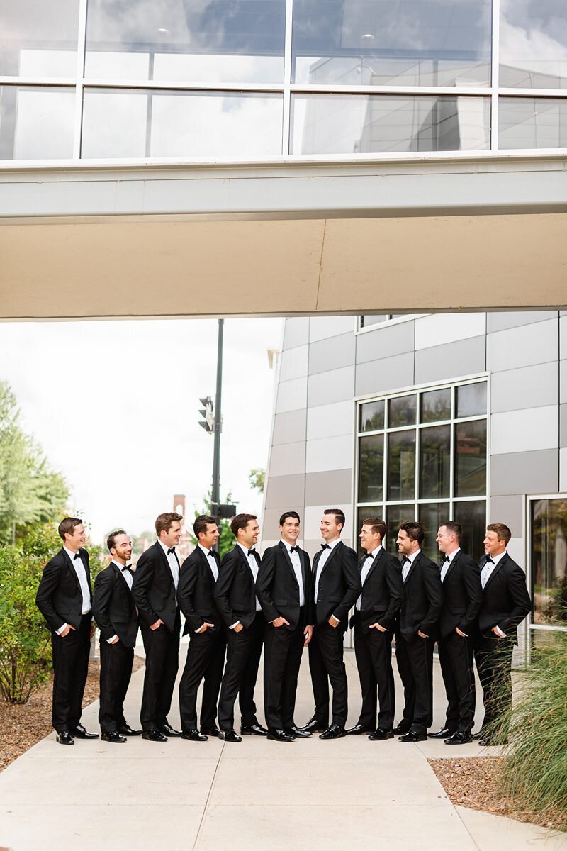 Classic Wedding at City Church of Evansville with Reception at ECC116