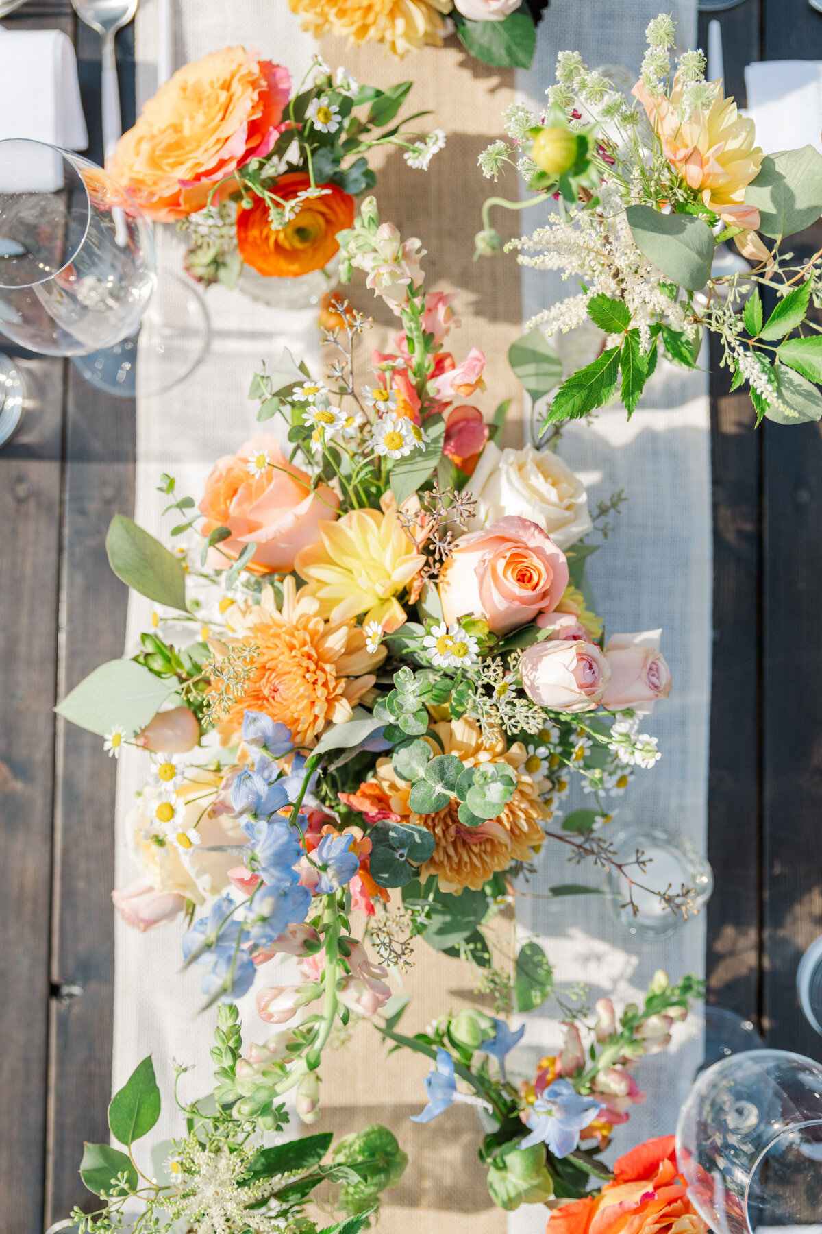 Jackson Hole Wyoming wedding | Tablescape | summer florals