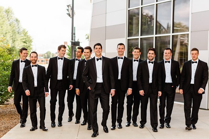 Classic Wedding at City Church of Evansville with Reception at ECC121