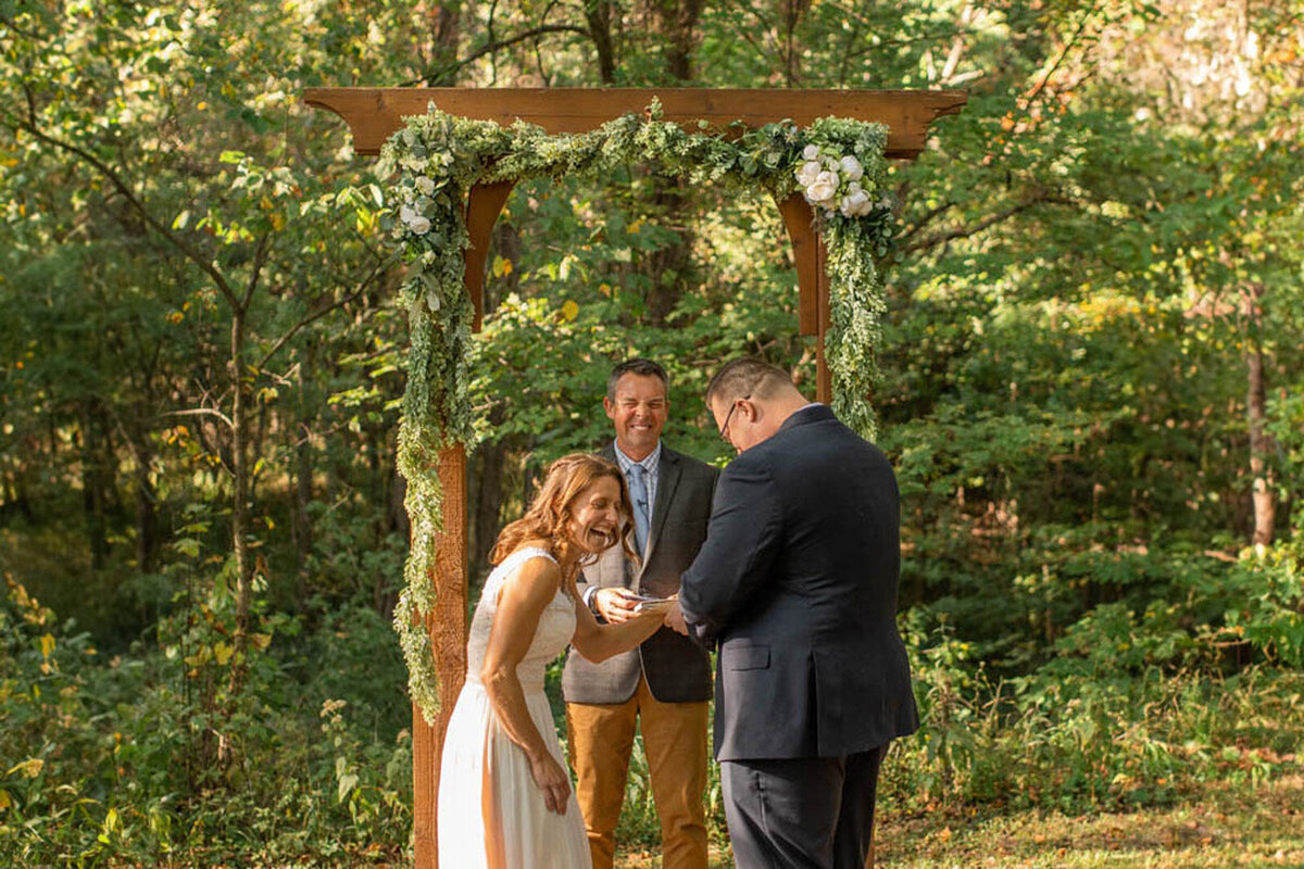 Indiana-wedding-photography-bride-groom-laugh-exchanging-rings