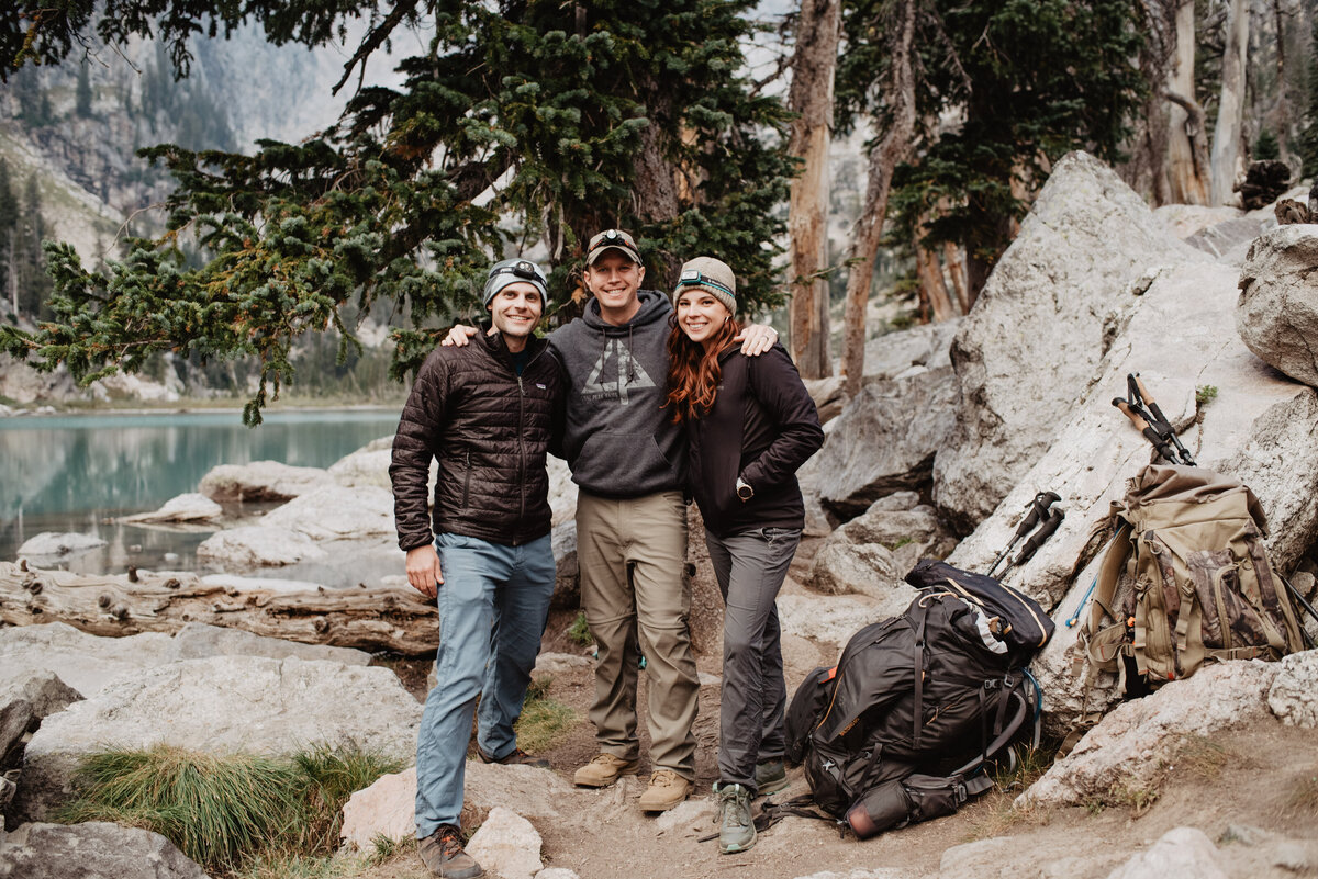 Jackson Hole Photographers capture couple with guests