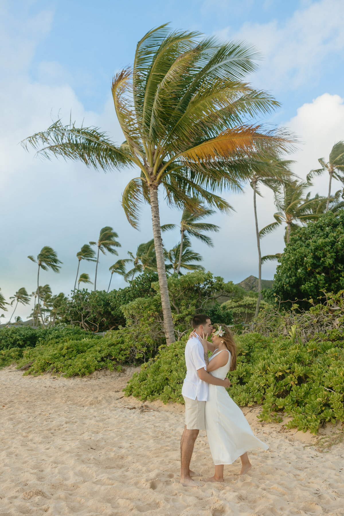 Beach Engagement Photoshoot in Oahu Hawaii