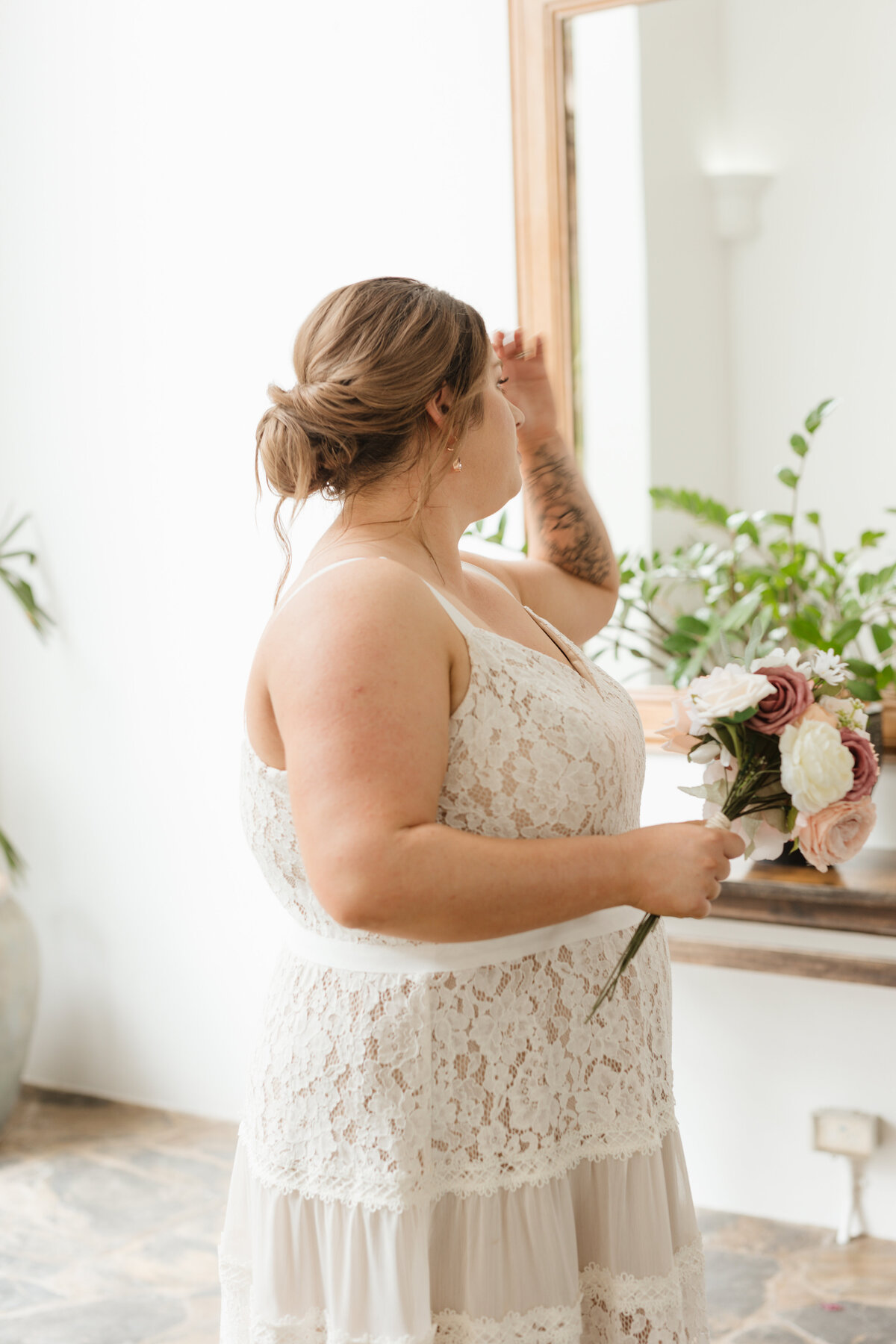 Wedding Flowers and Bride