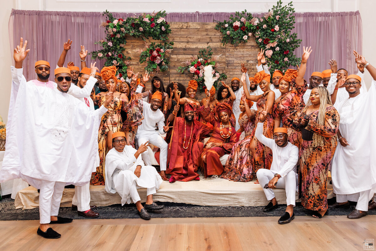 oruka events nigerian wedding planners planning and events in toronto yoruba traditional wedding iru buba gele make up ileke beads horse tail fan african wedding asoke asoebi bella naija weddings bride and groom abada fila_B6A3099