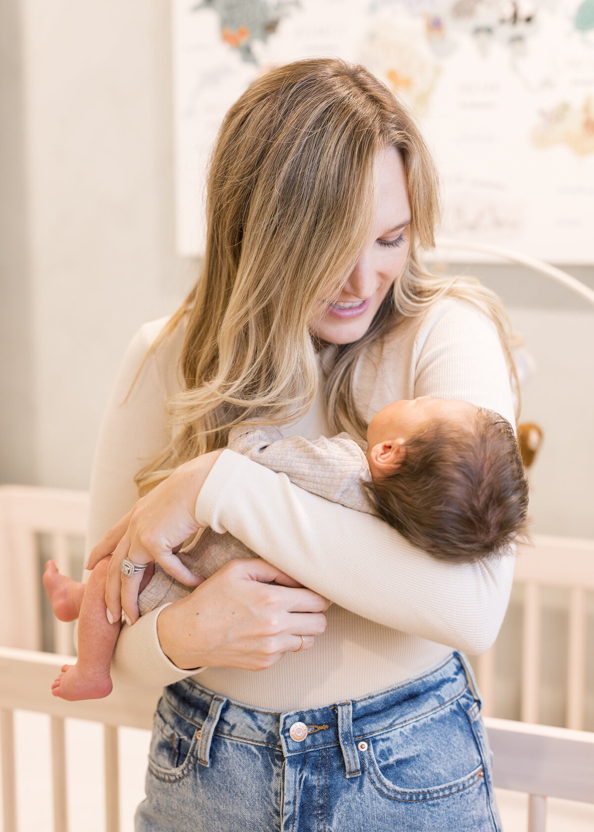 mom and newborn photo