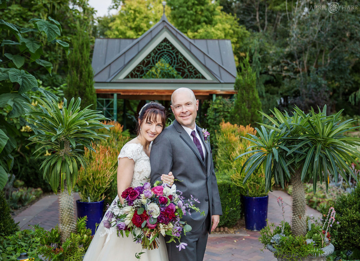 Denver Wedding Photographer at Summer Garden Wedding at Denver Botanic Gardens