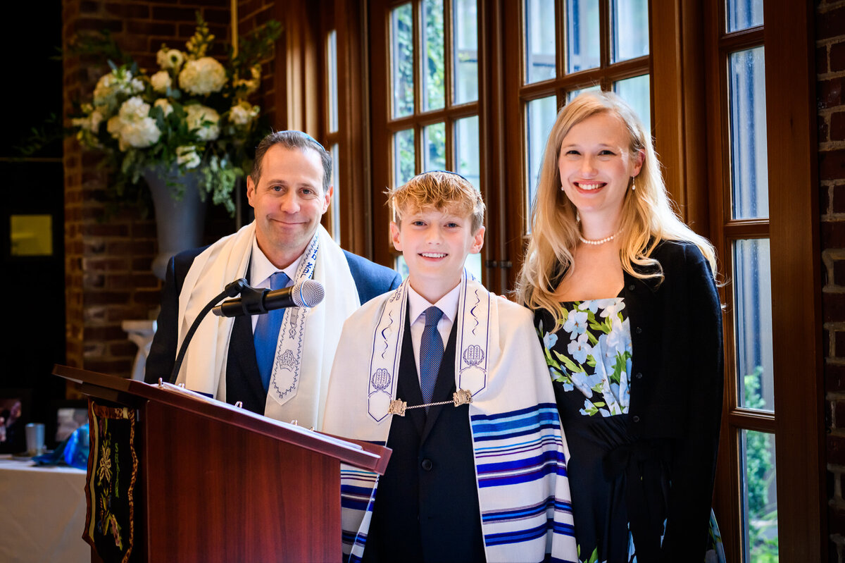Tyler Lasky's Bar Mitzvah at Nintey Acrews at Natirar - Ceremony-88