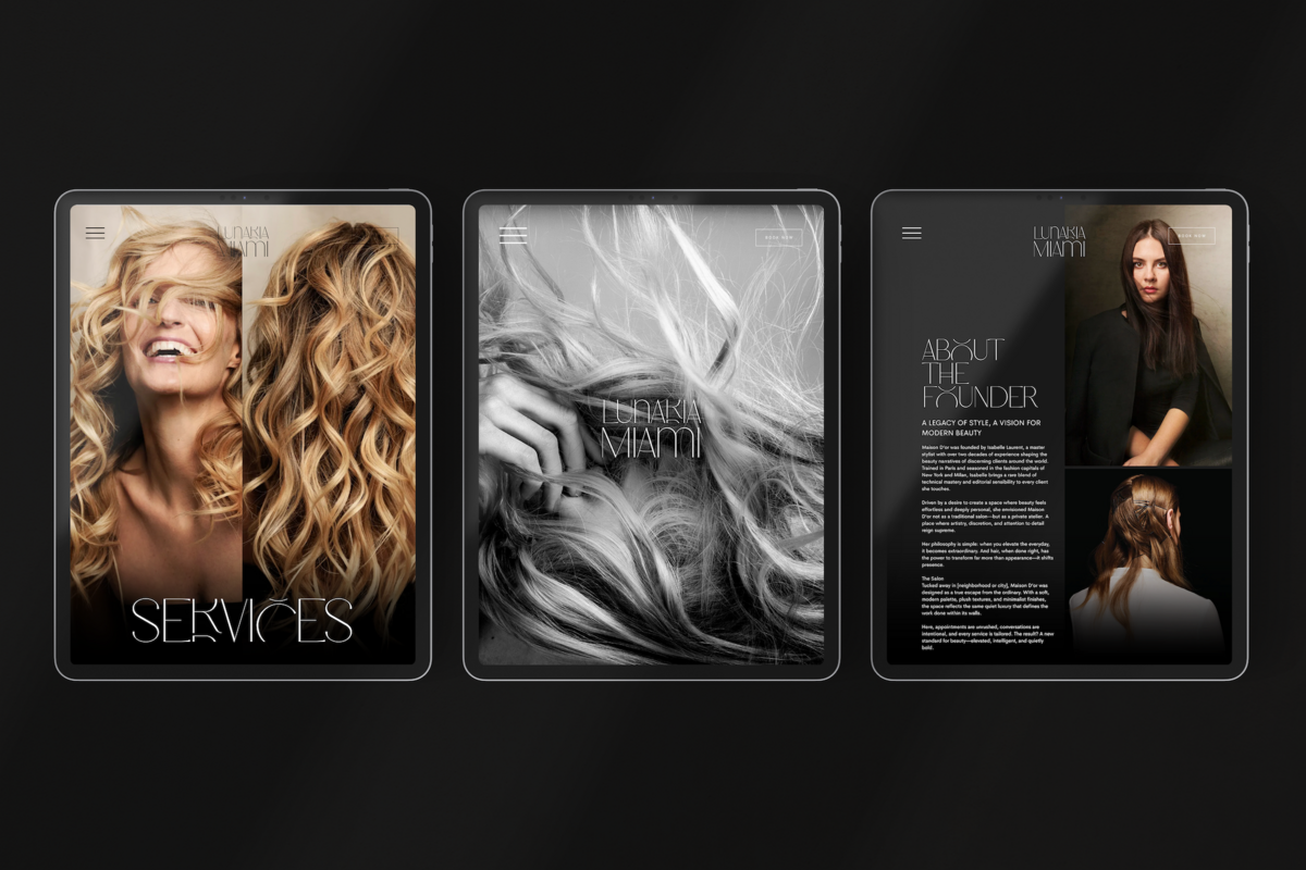 Salon Website by Maddox Communications