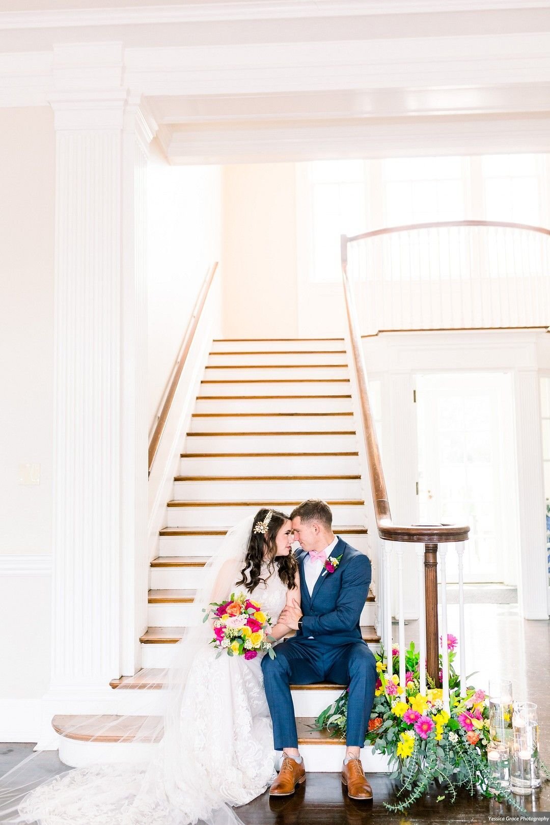 Colorful Pink & Yellow Wedding at the Separk Mansion in Charlotte, NC_Yessica Grace Photography_CZ6A6728_big