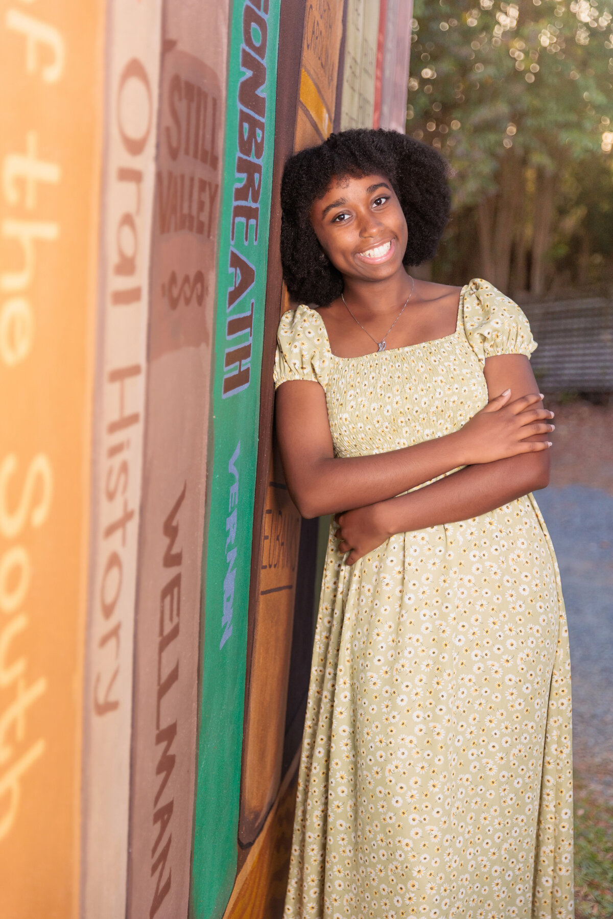 Fun Book wall portraits near Raleigh NC