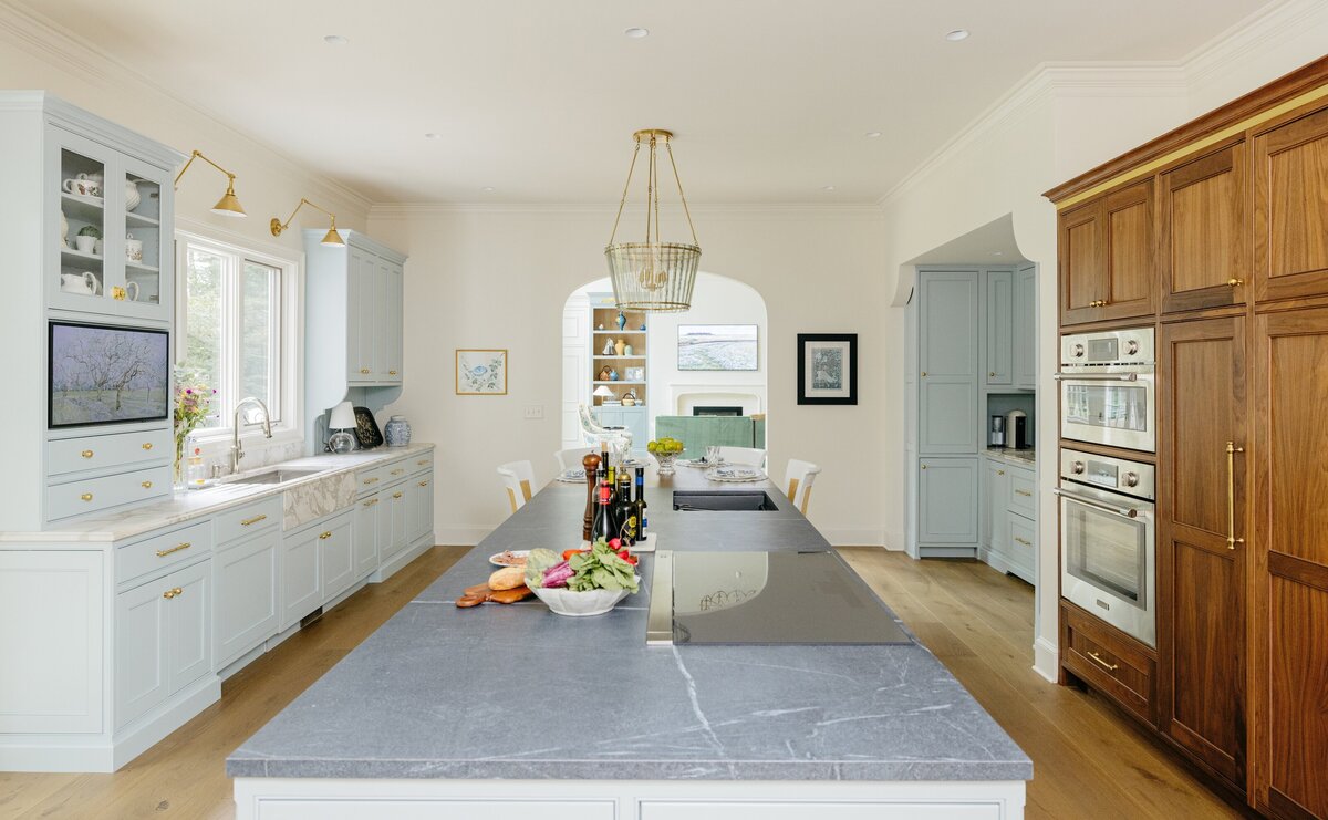 On Delancey Place Blue Walnut Kitchen1