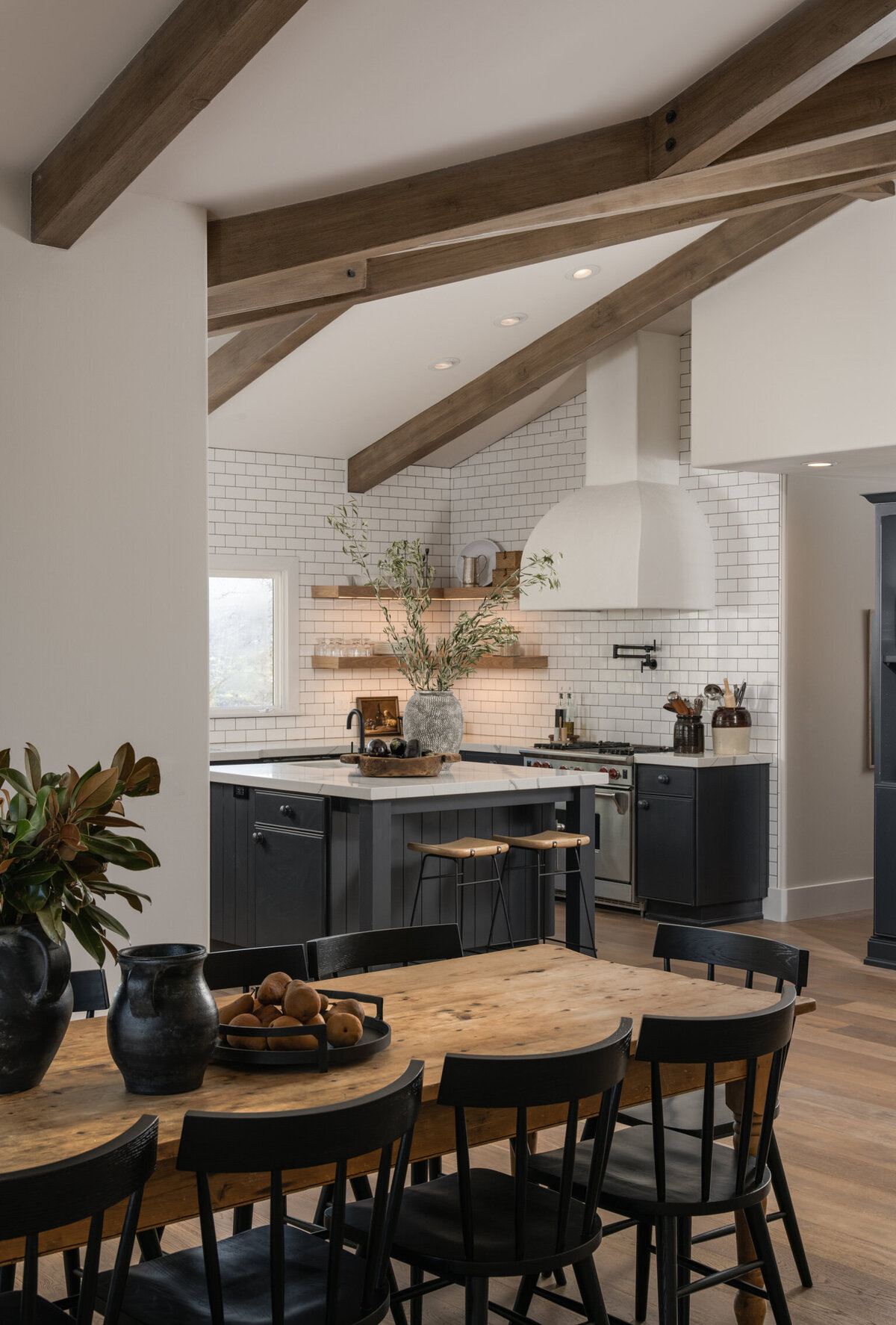 dining room and living room