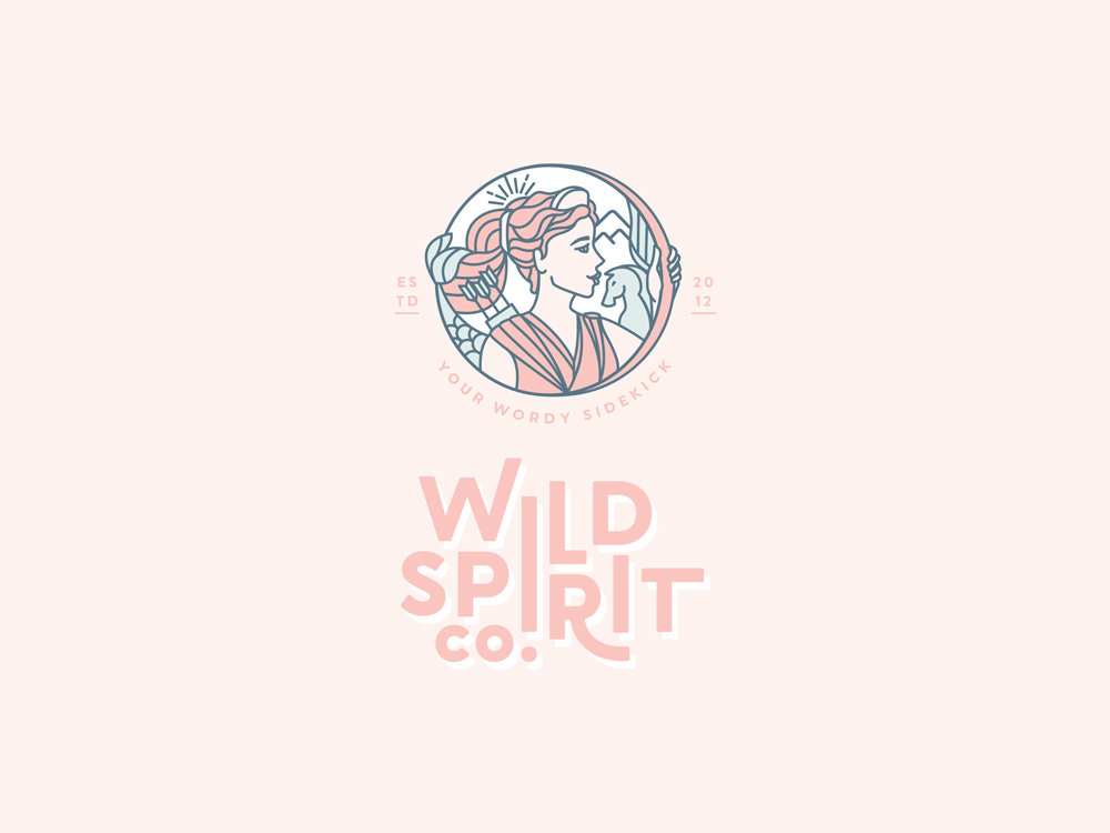Logo Design for Creative Copywriter Wild Spirit Co