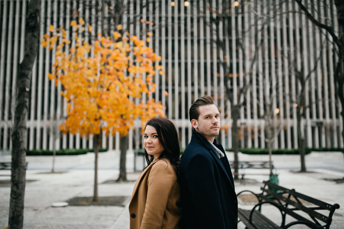 New York engagement session, photographed by Sweetwater.