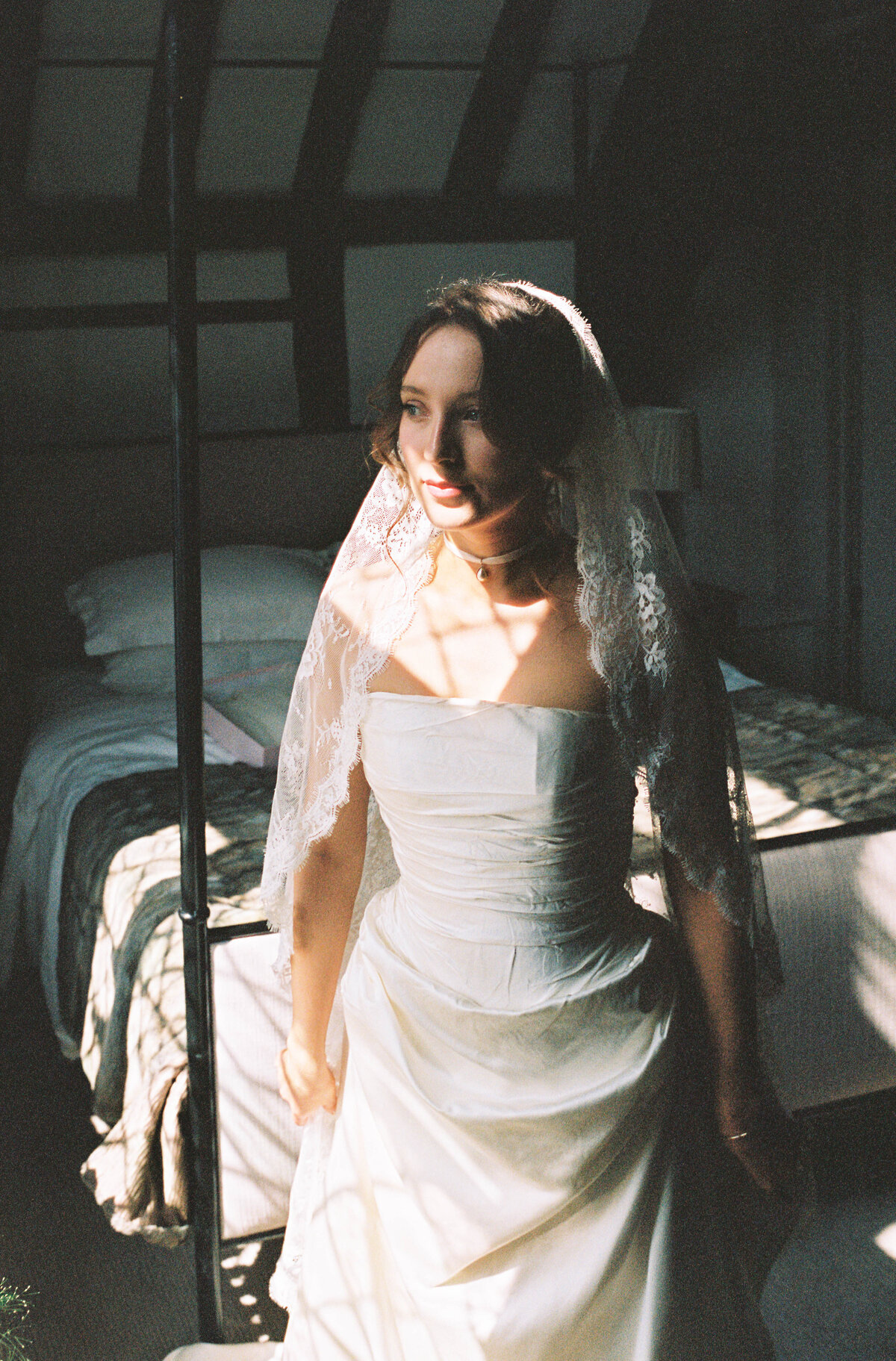 Bridal portrait on 35mm film