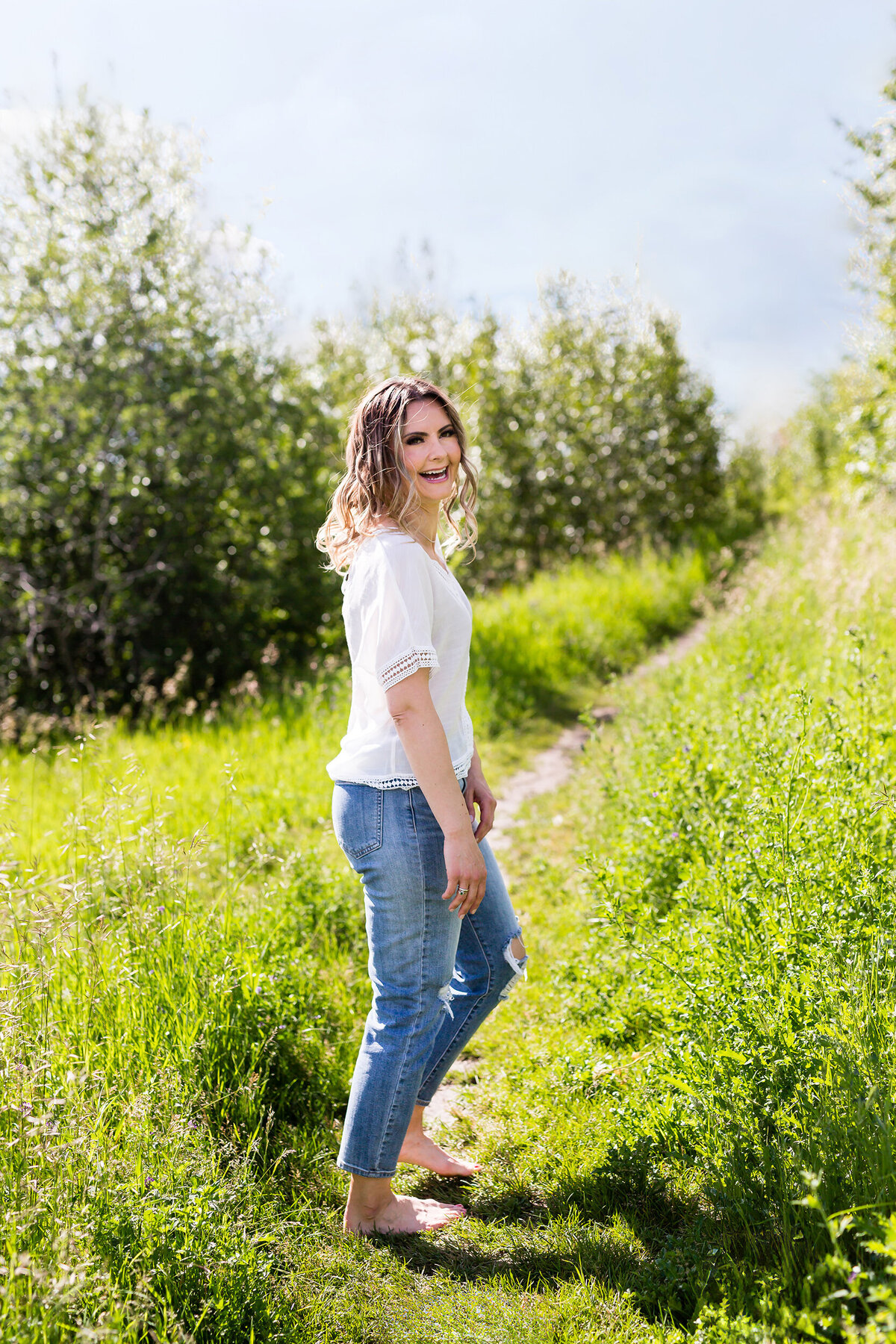 outdoor edmonton woman