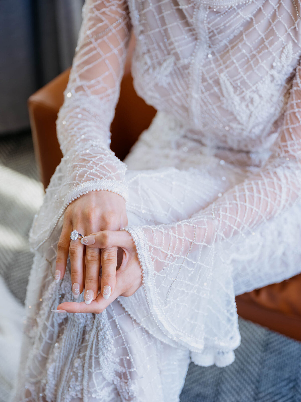 J.Andrietta wedding dress for bride's dream Shoreby Club wedding