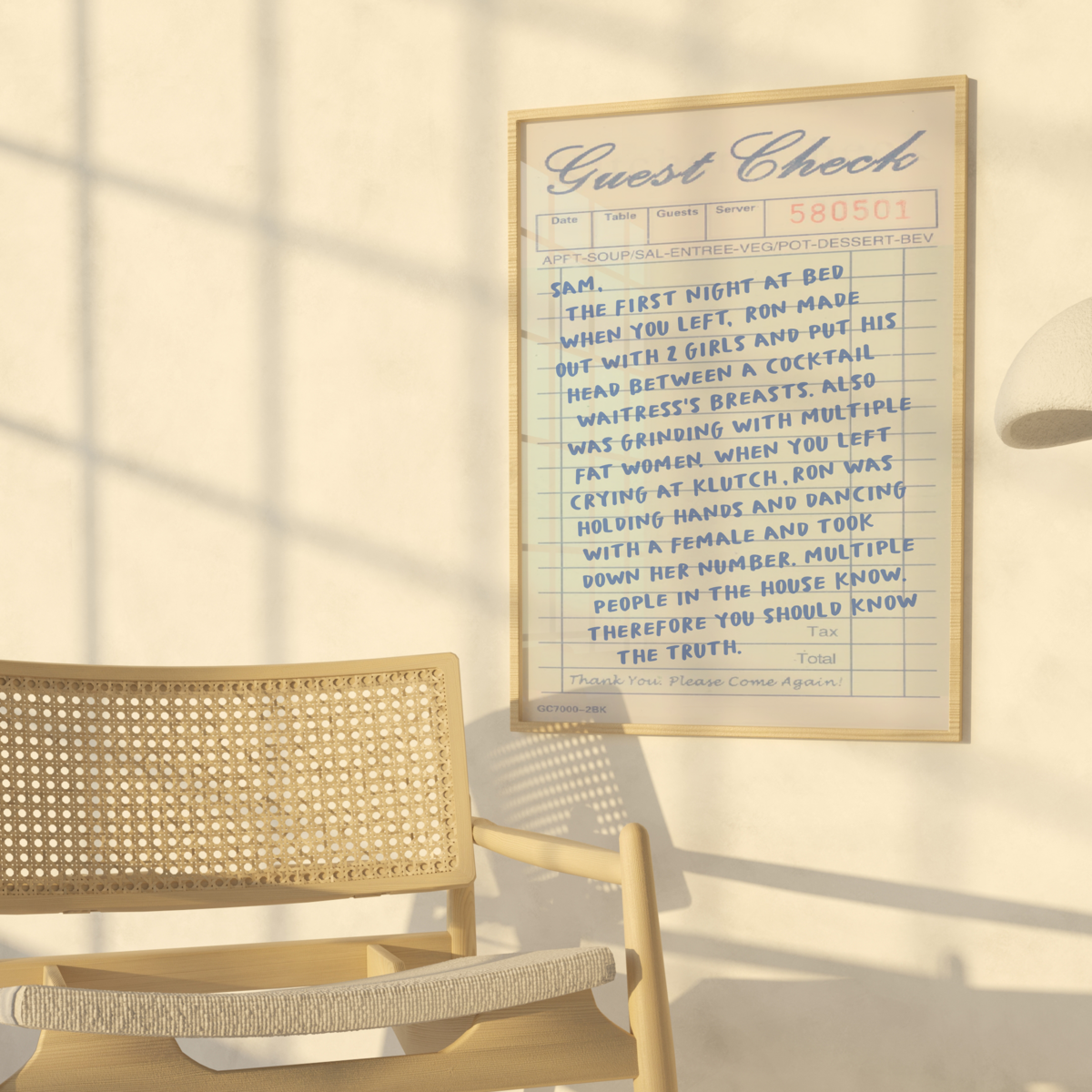 THE NOTE MOCK