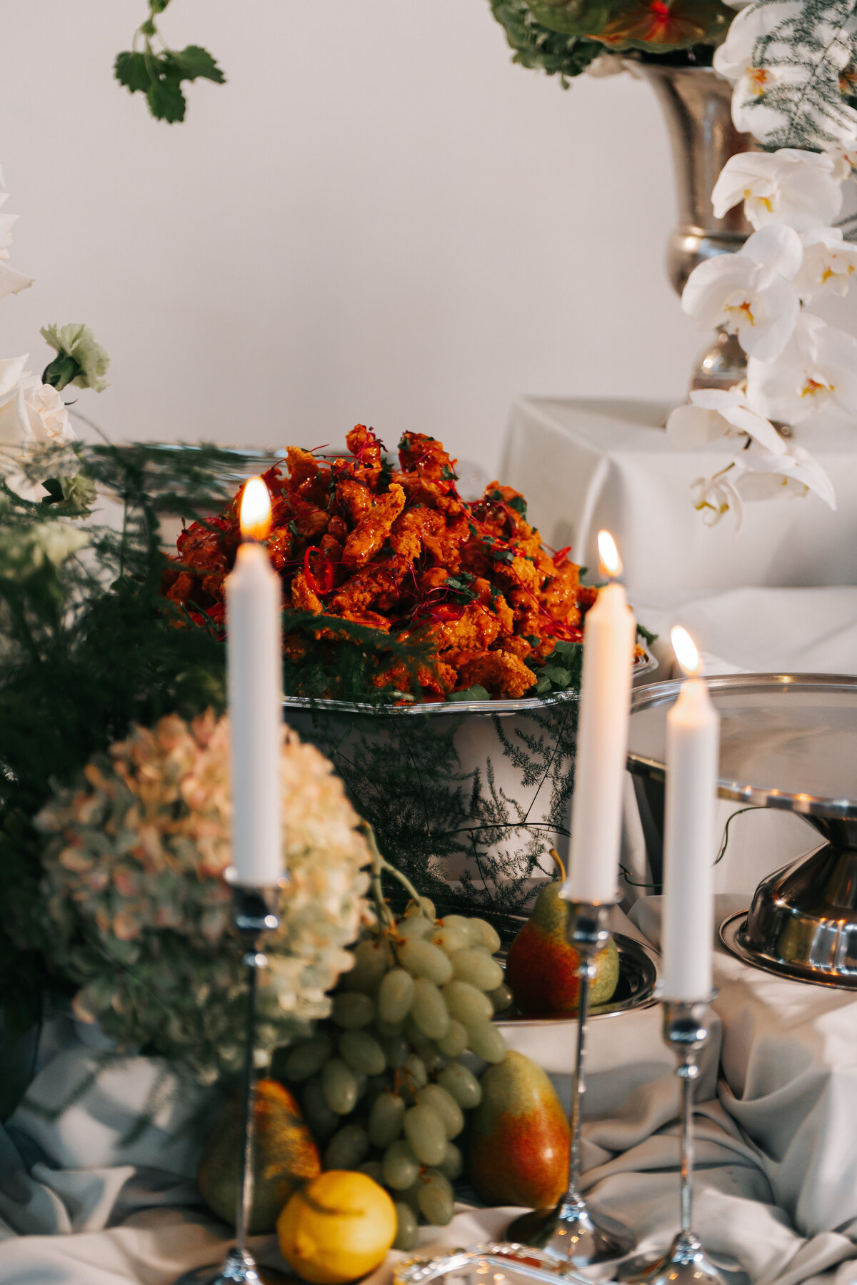 Nouré & Co luxury catering display in London event gallery