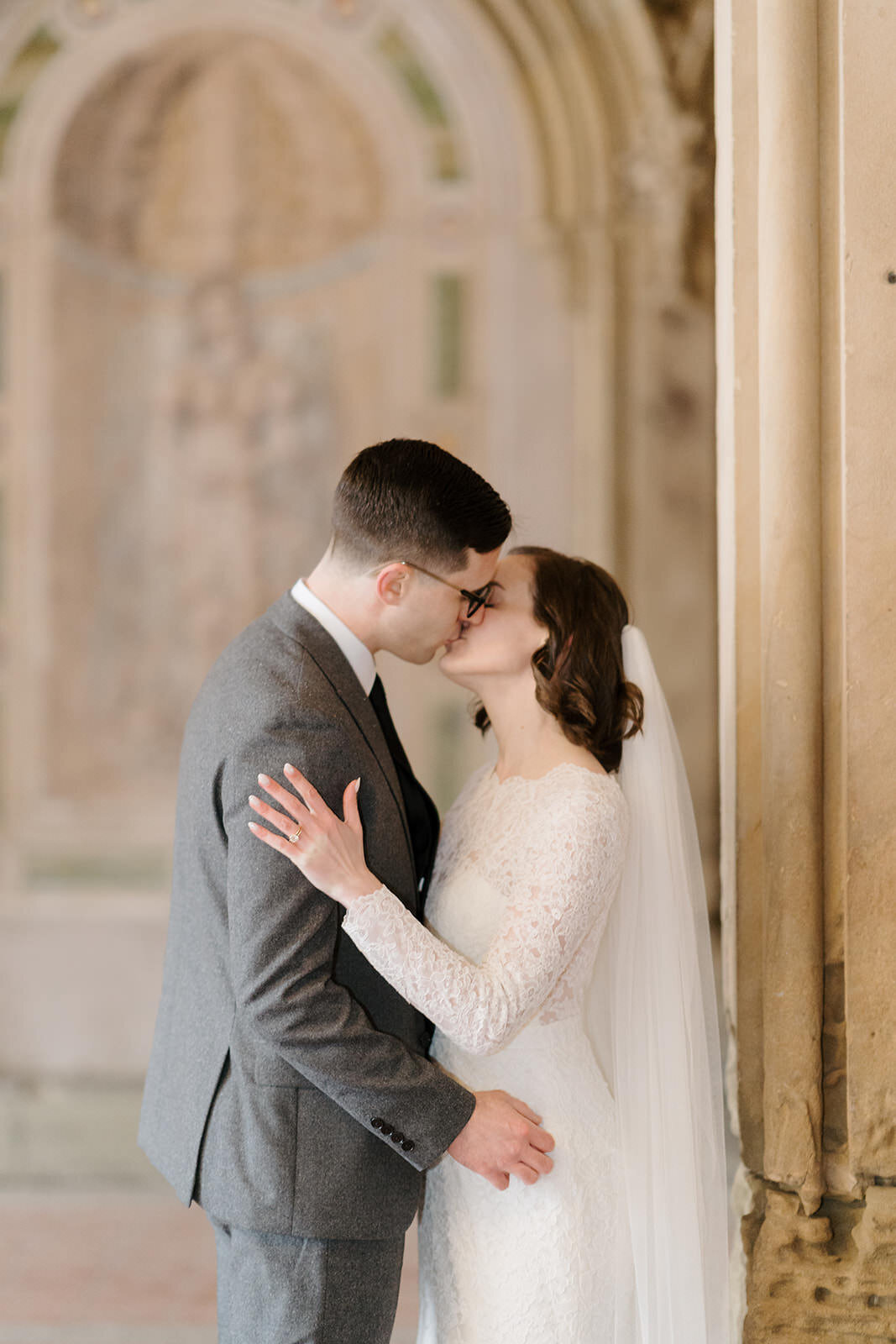 Intimate winter wedding at Central Park NYC | Oduma photography-159