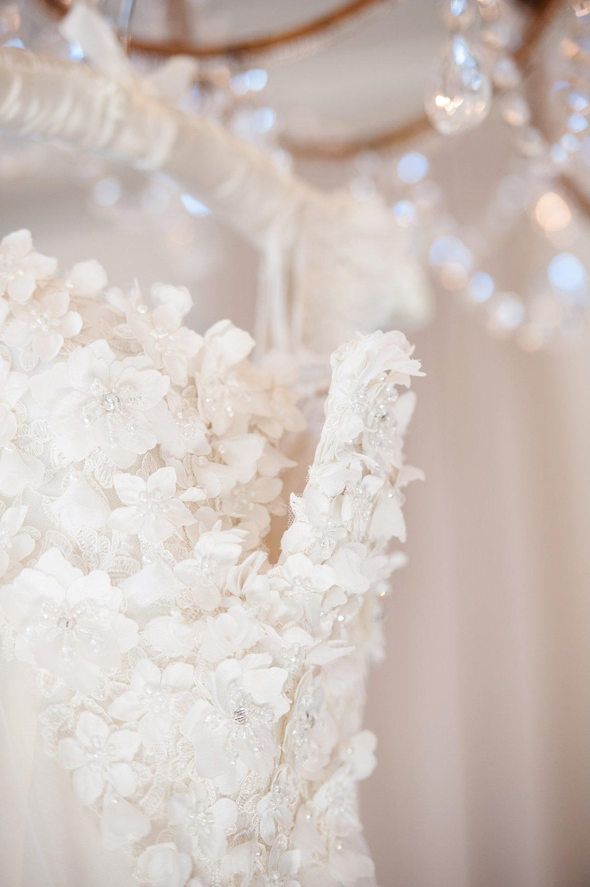 custom wedding gown , flower pedal wedding dress, couture wedding dress , New Orleans wedding dress designer, mark Eric Weddings , Mark Eric Photography