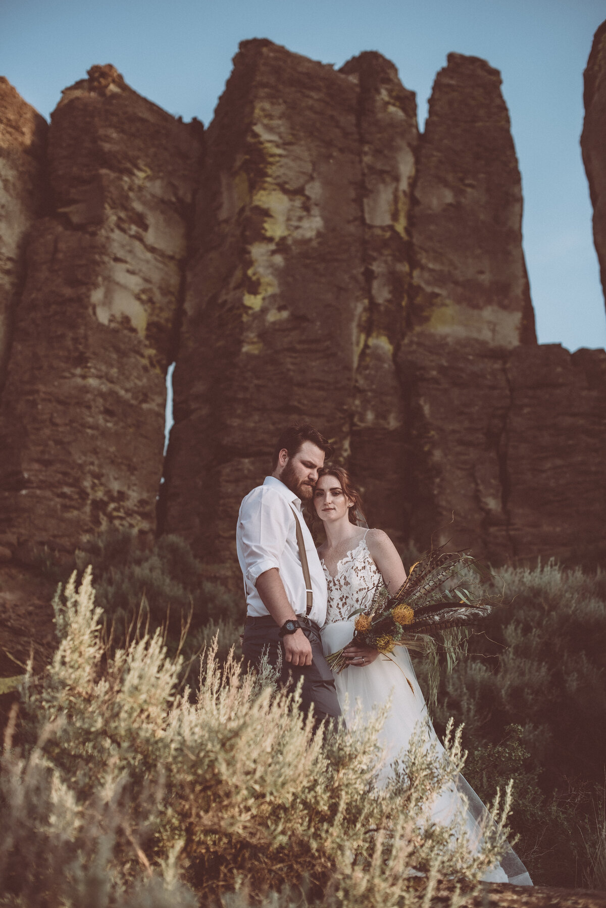 Elopement Adventures -  Vantage - PNW  - Elopement Photographer - Tiffanyrudephotographer-6