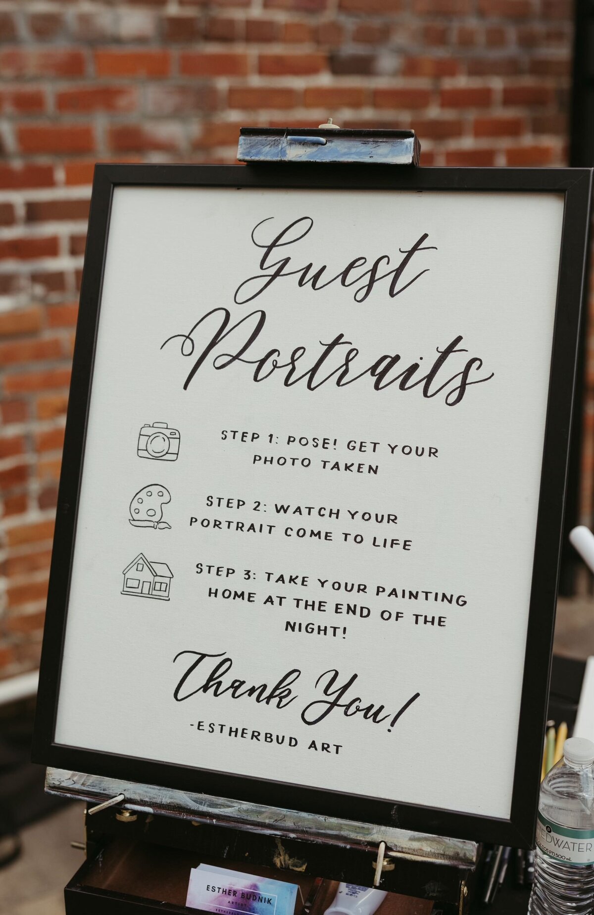 Live Guest Portraits - Sign