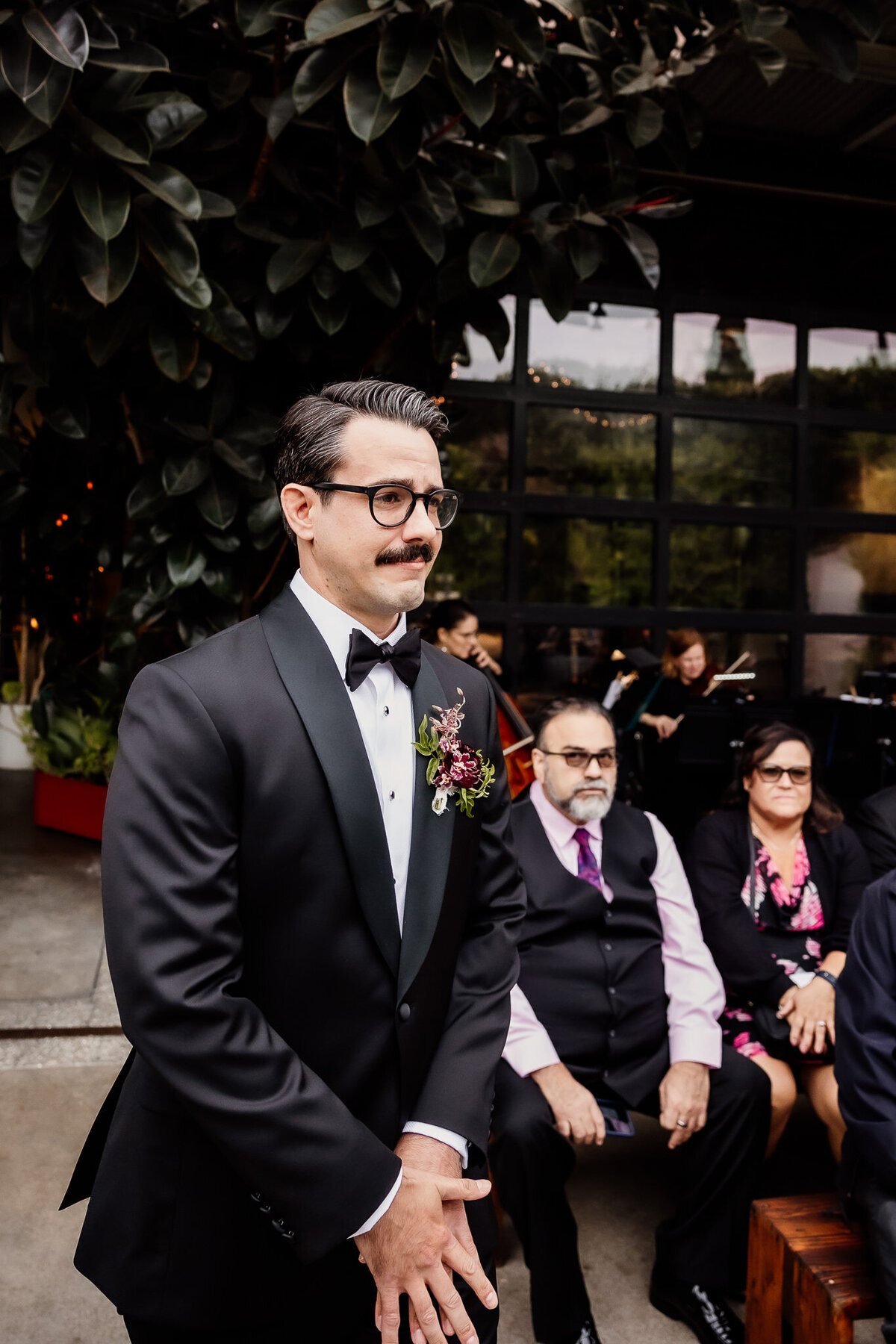 Archer Inspired Photography - Christina and Jake Wedding - Smog Shoppe Los Angeles - Ceremony-45