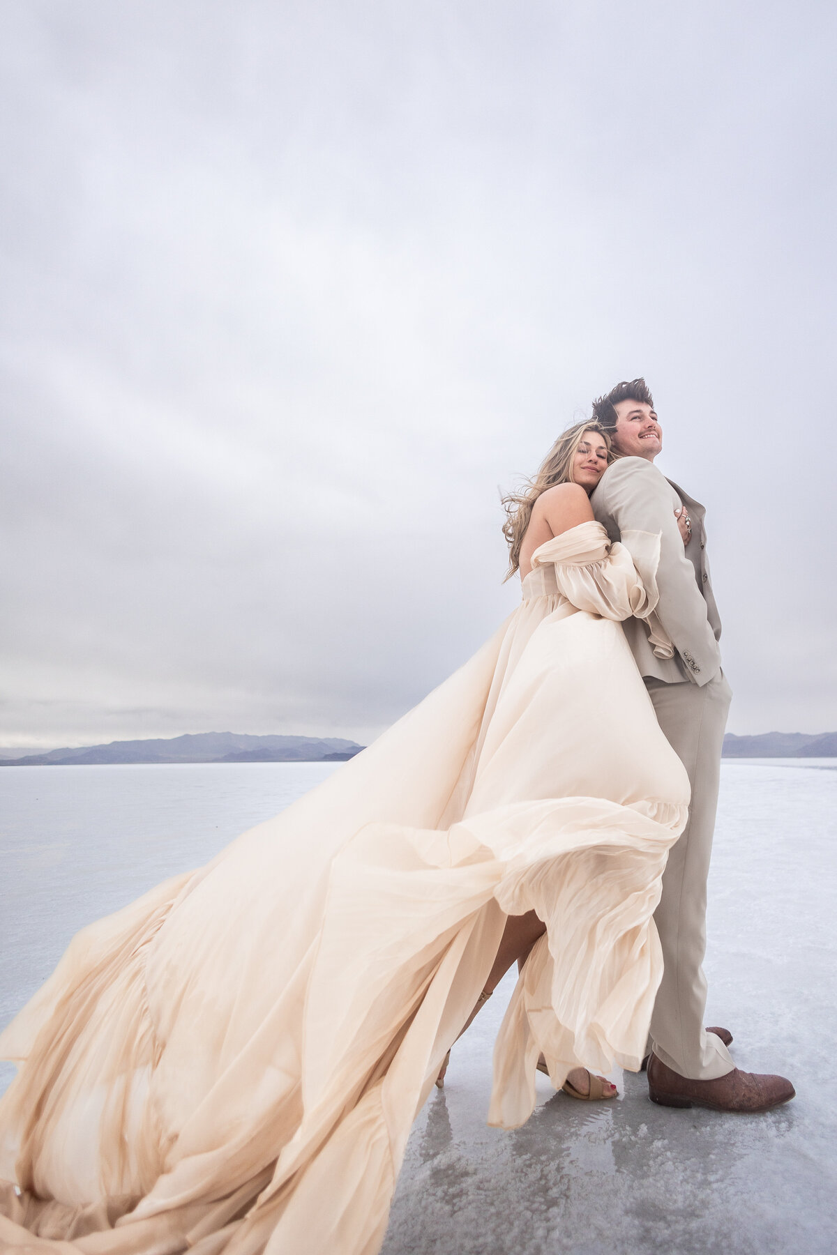 Travel Elopement Photography Utah Salt Flats