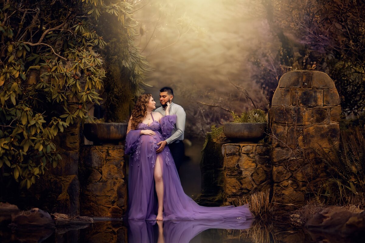 Chicago maternity couples session