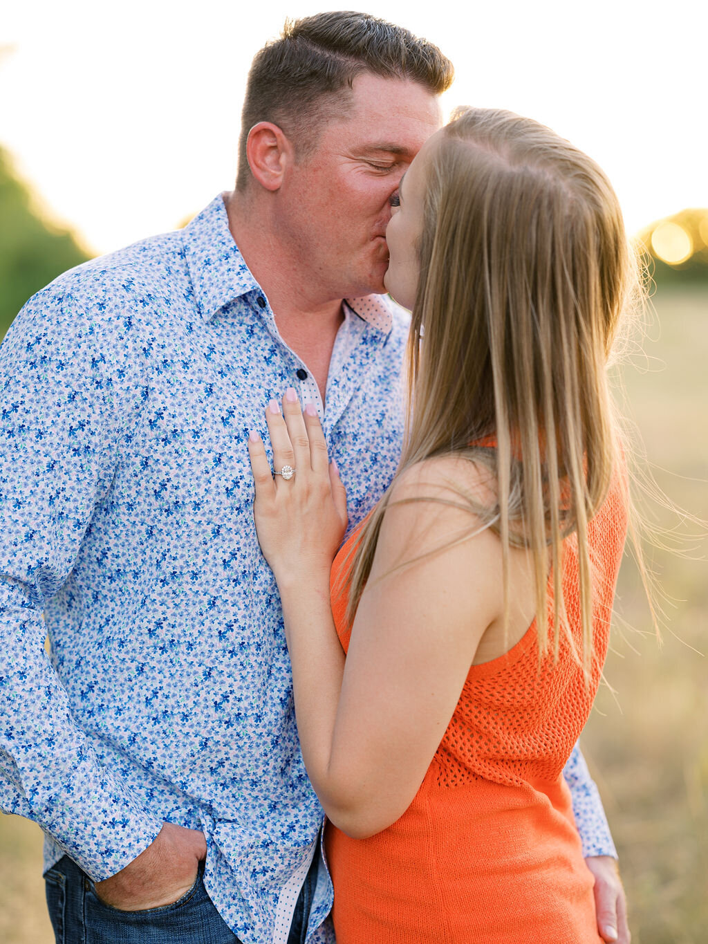 Engagement portraits on family ranch7