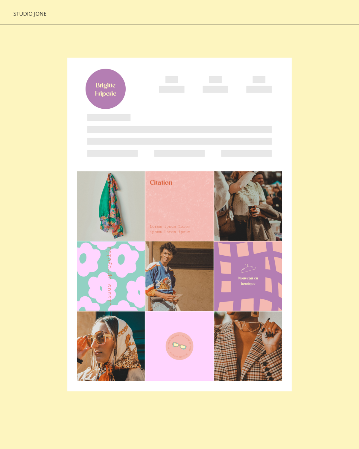 Branding Kit Marque de friperie