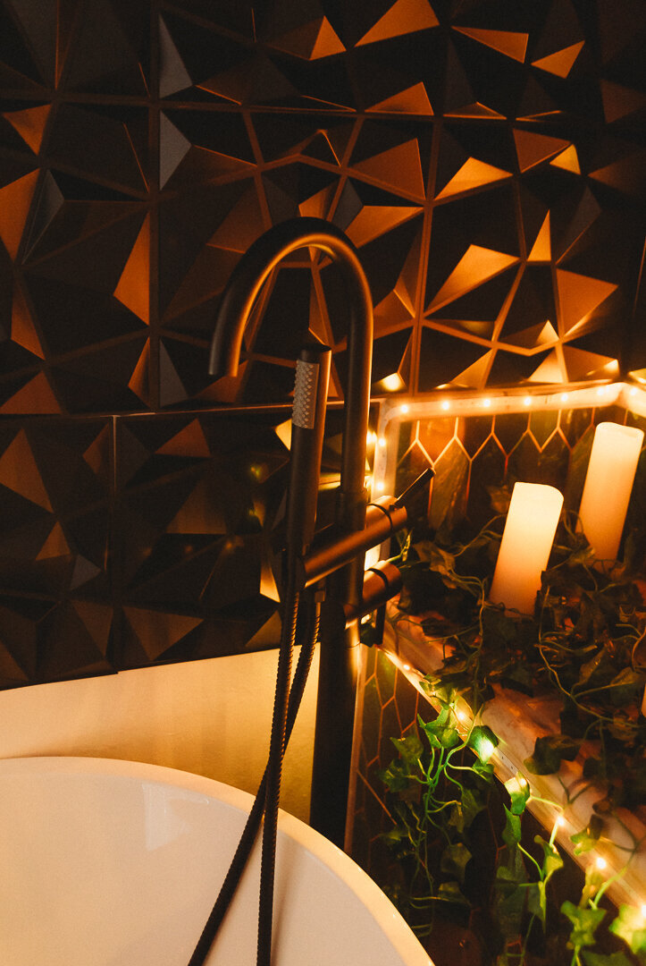 Gothic bathtub set in El Dorado Hills photo studio