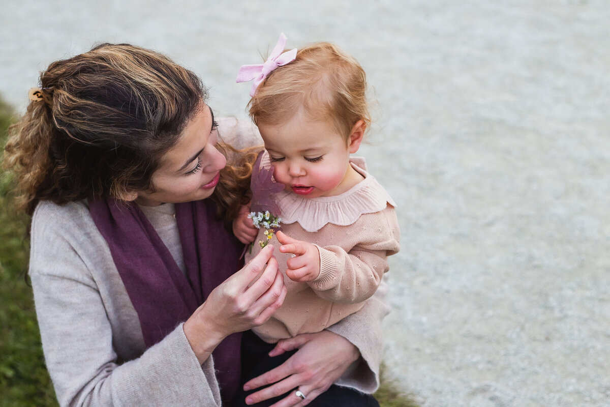 Darling motherhood moment with her baby.