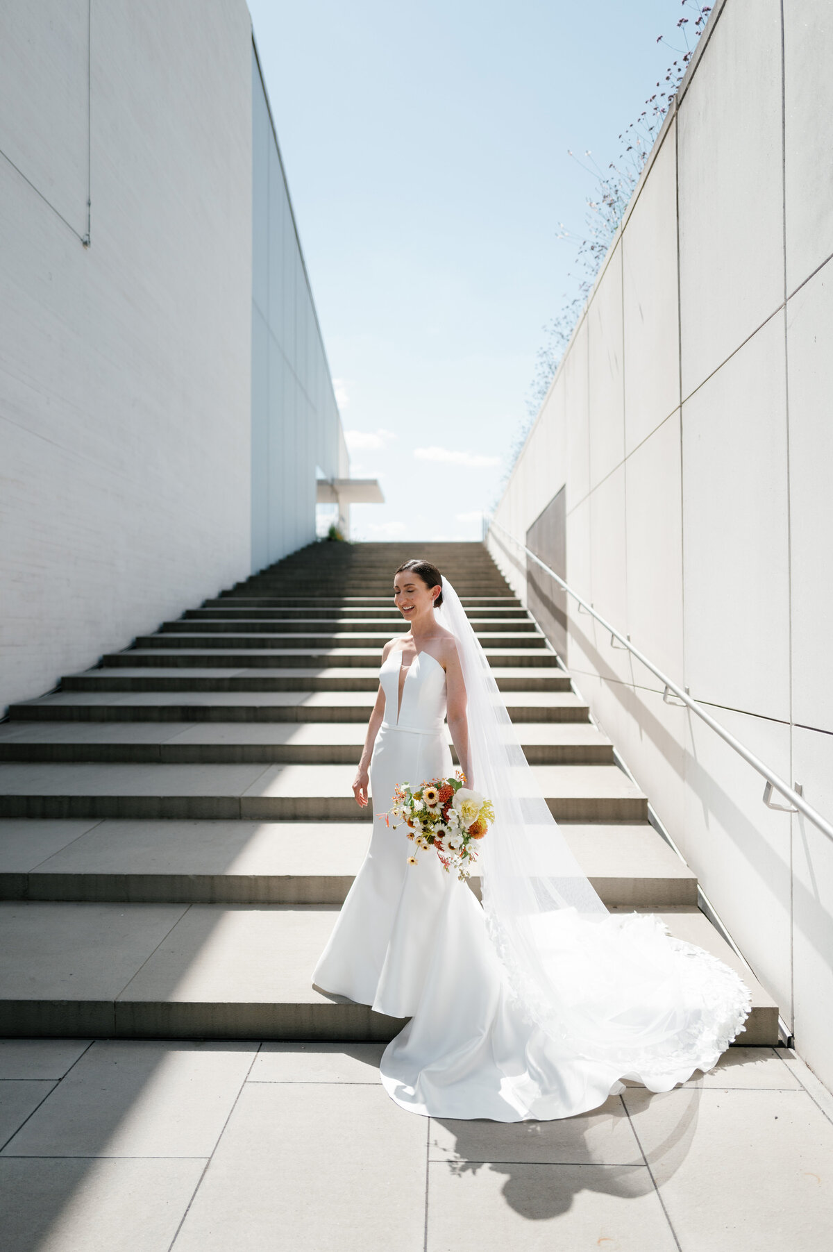 Editorial Wedding Portraits at the Kennedy Center in Washington 5