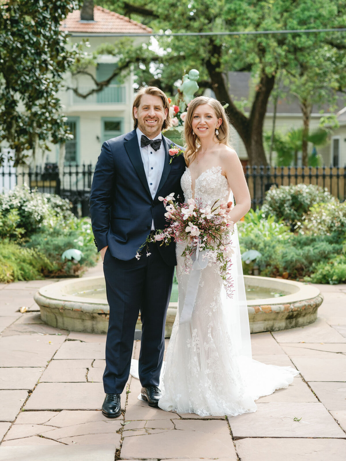 Stephanie and Jacob's colorful Derbes Mansion Wedding