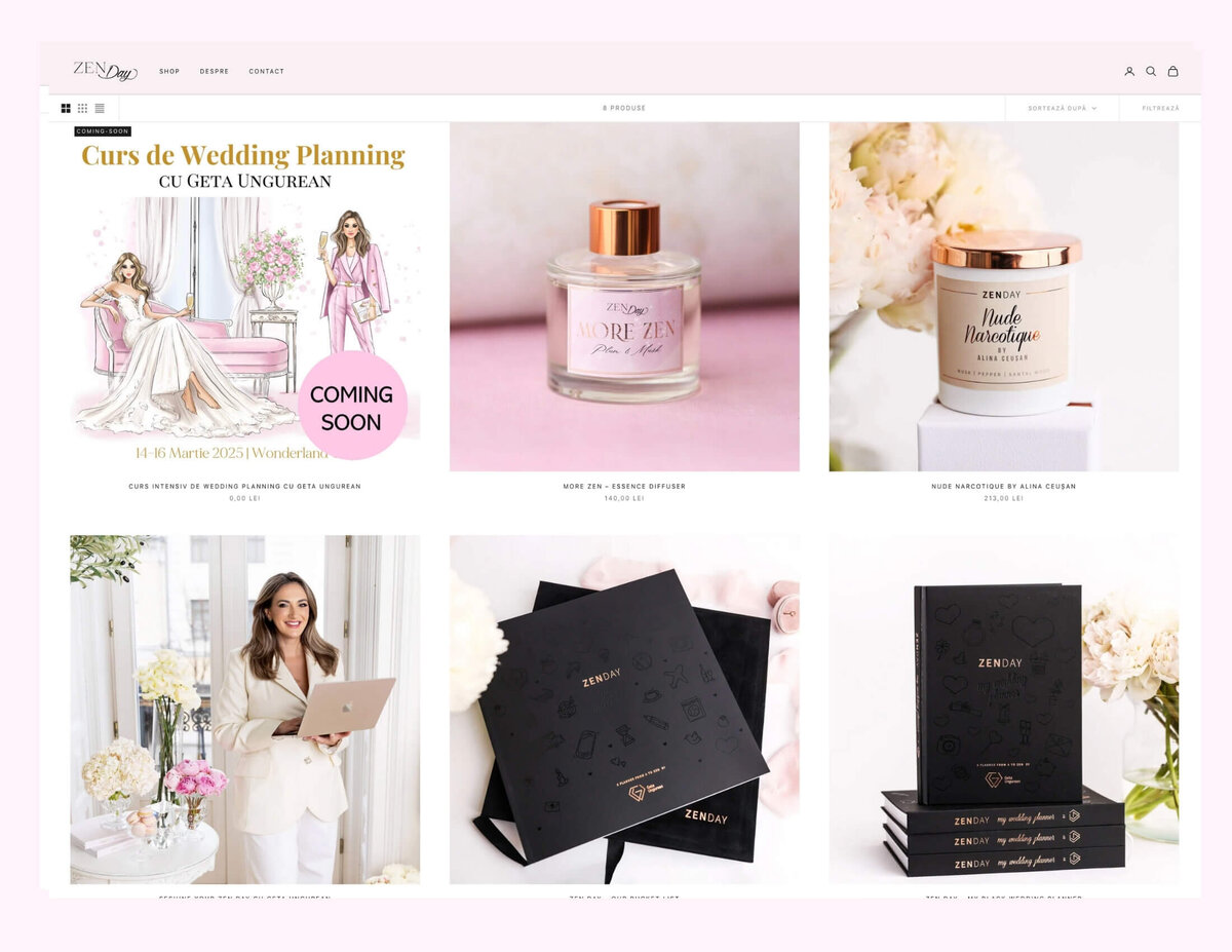zen day brand design for wedding planner19
