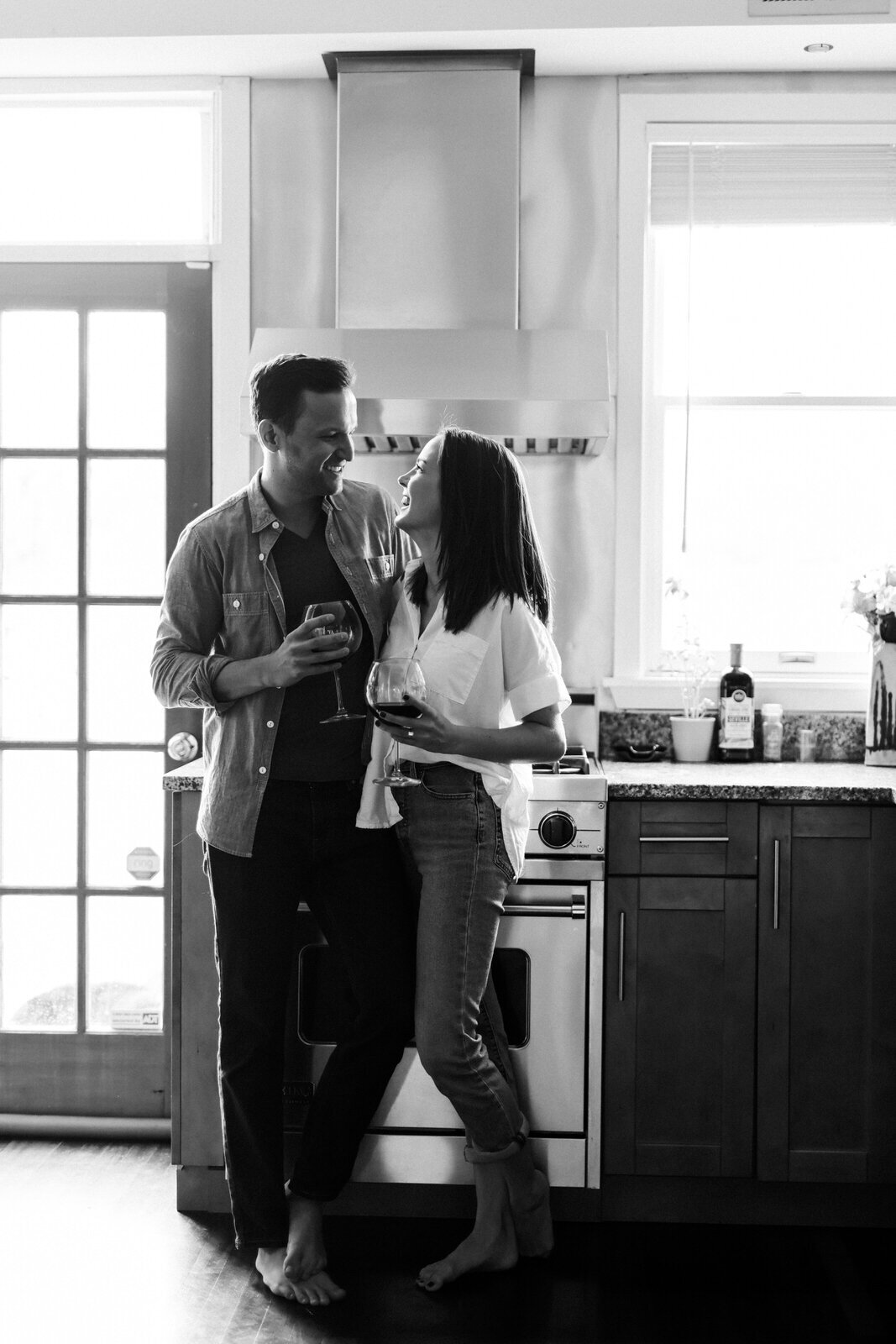 At Home Engagement Photography in Washington DC 14