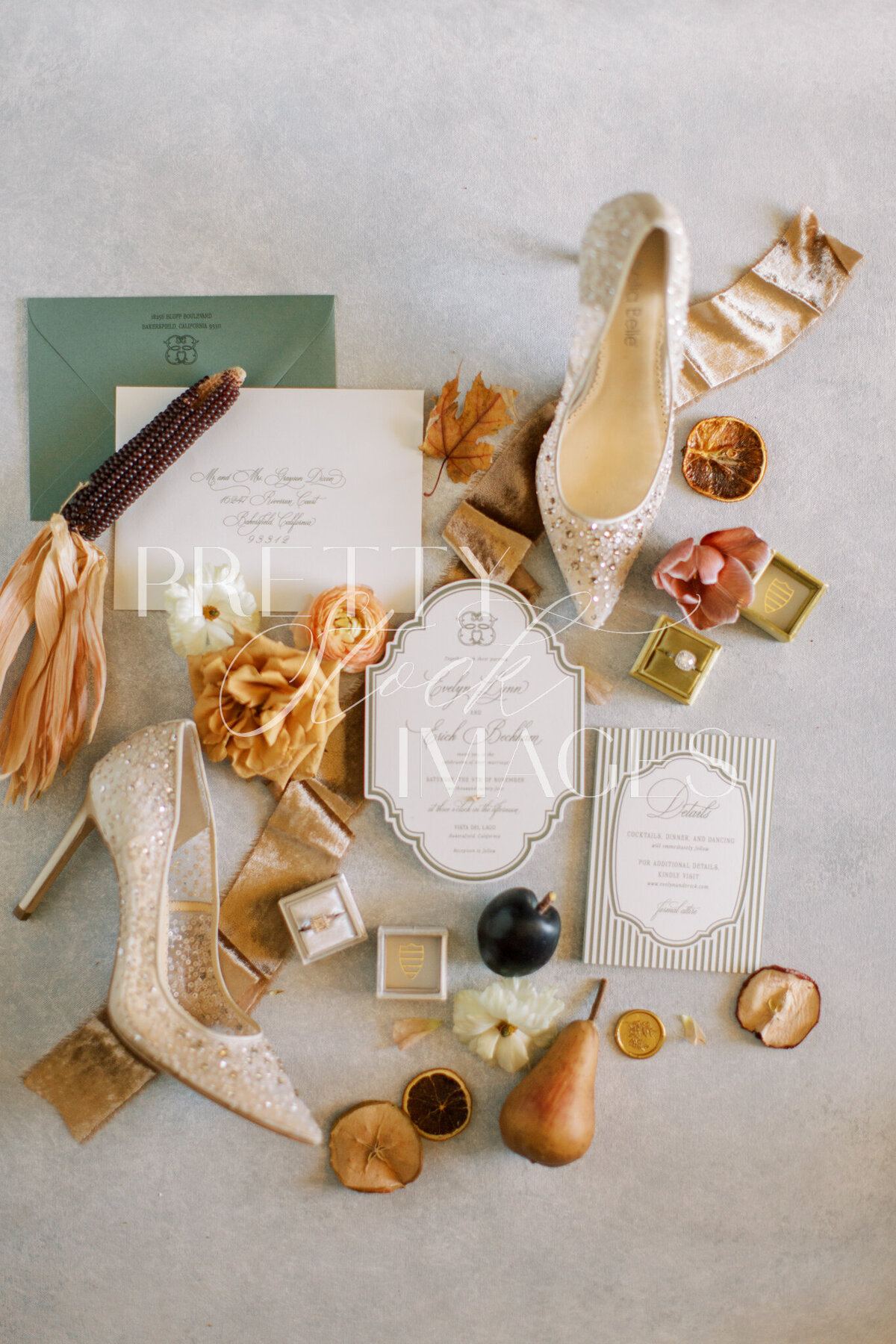 Pretty Stock Images - Fall Wedding Flat Lay-077