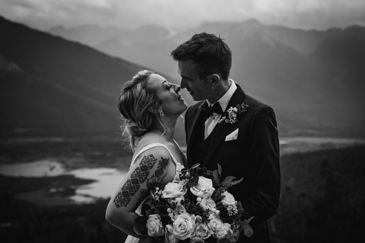 black and white wedding photography