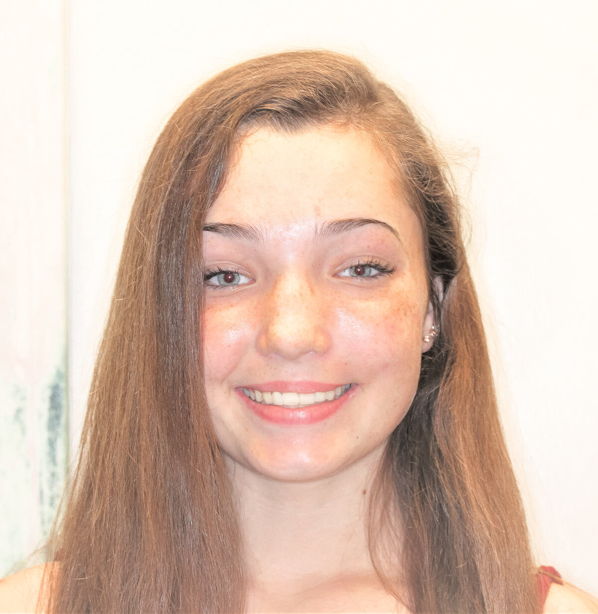attractive girl with smile
