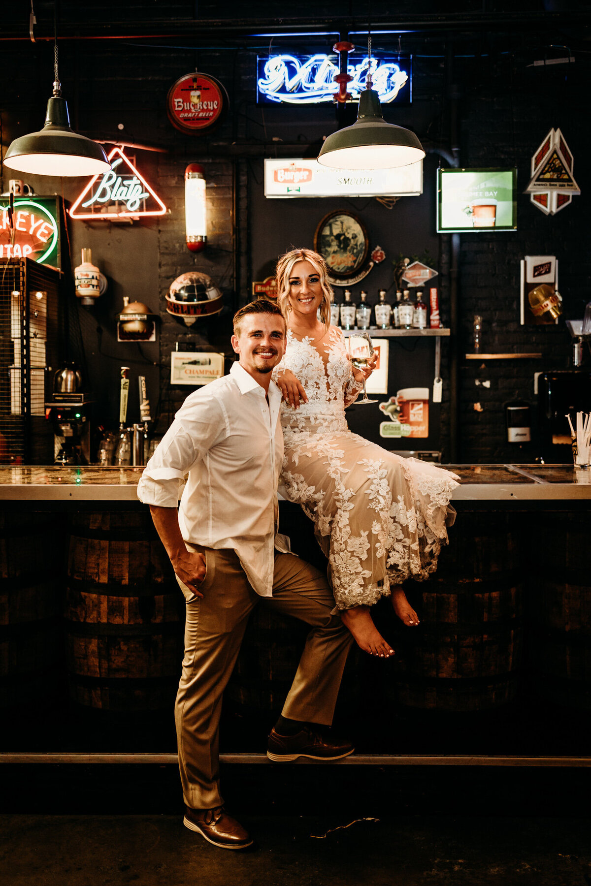 Maumee Bay Brewing wedding Toledo Ohio