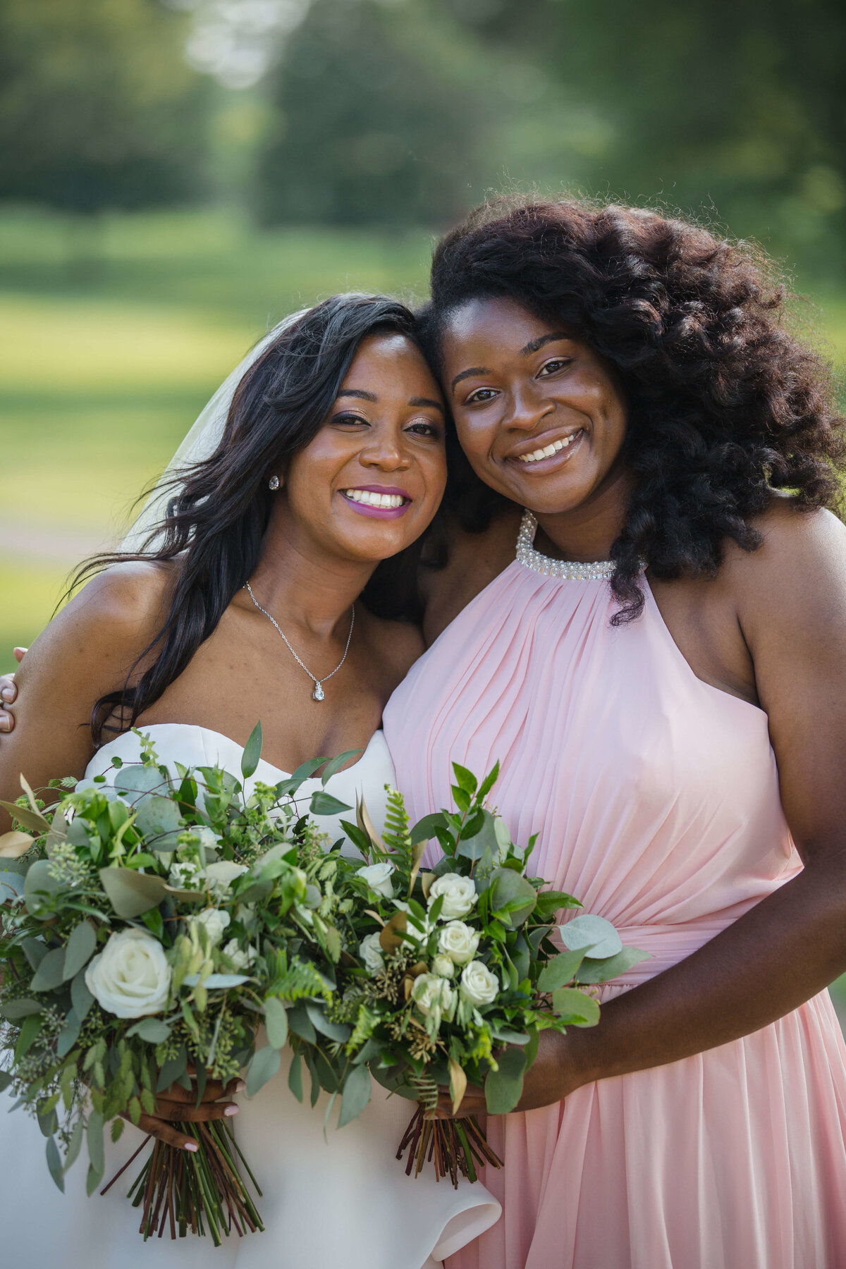 black bridesmaids