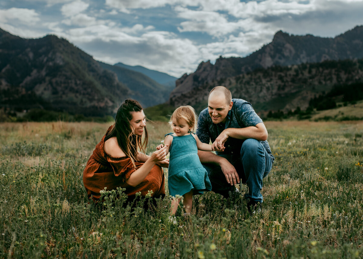 Spring family photos in Boulder Colorado