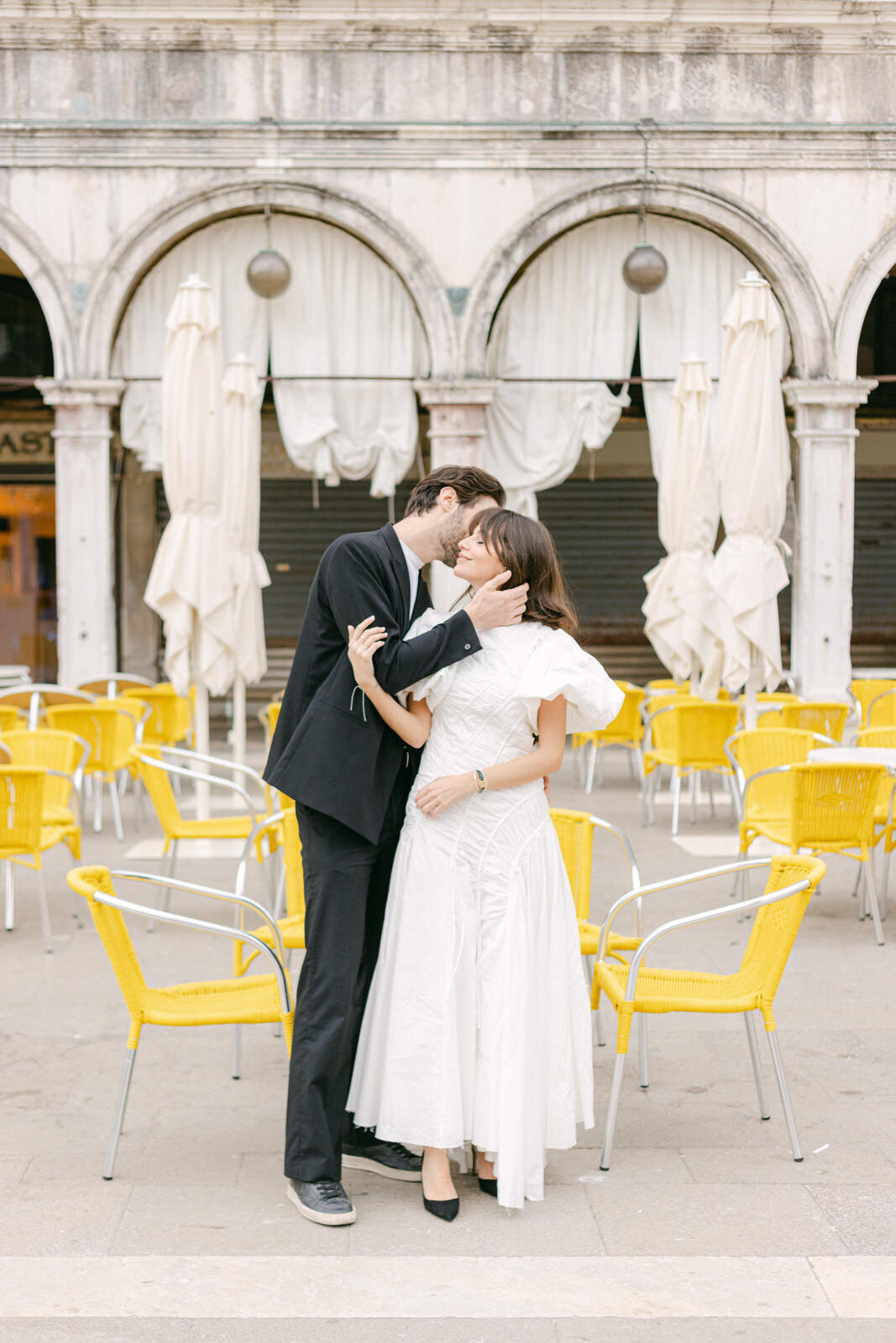 engagement session at Piazza San Marco in Venice, Italy